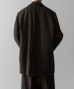 ssstein(シュタイン)の24AWコレクション OVERSIZED PEAK LAPEL JACKET - DARK BROWN 公式通販サイトsession福岡セレクトショップ