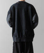 画像をギャラリービューアに読み込む, ssstein(シュタイン)のOVERSIZED REBUILD SWEAT LS - DARK NAVYの公式通販サイトsession福岡セレクトショップ
