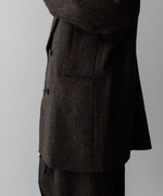 画像をギャラリービューアに読み込む, ssstein(シュタイン)の24AWコレクション OVERSIZED PEAK LAPEL JACKET - DARK BROWN 公式通販サイトsession福岡セレクトショップ
