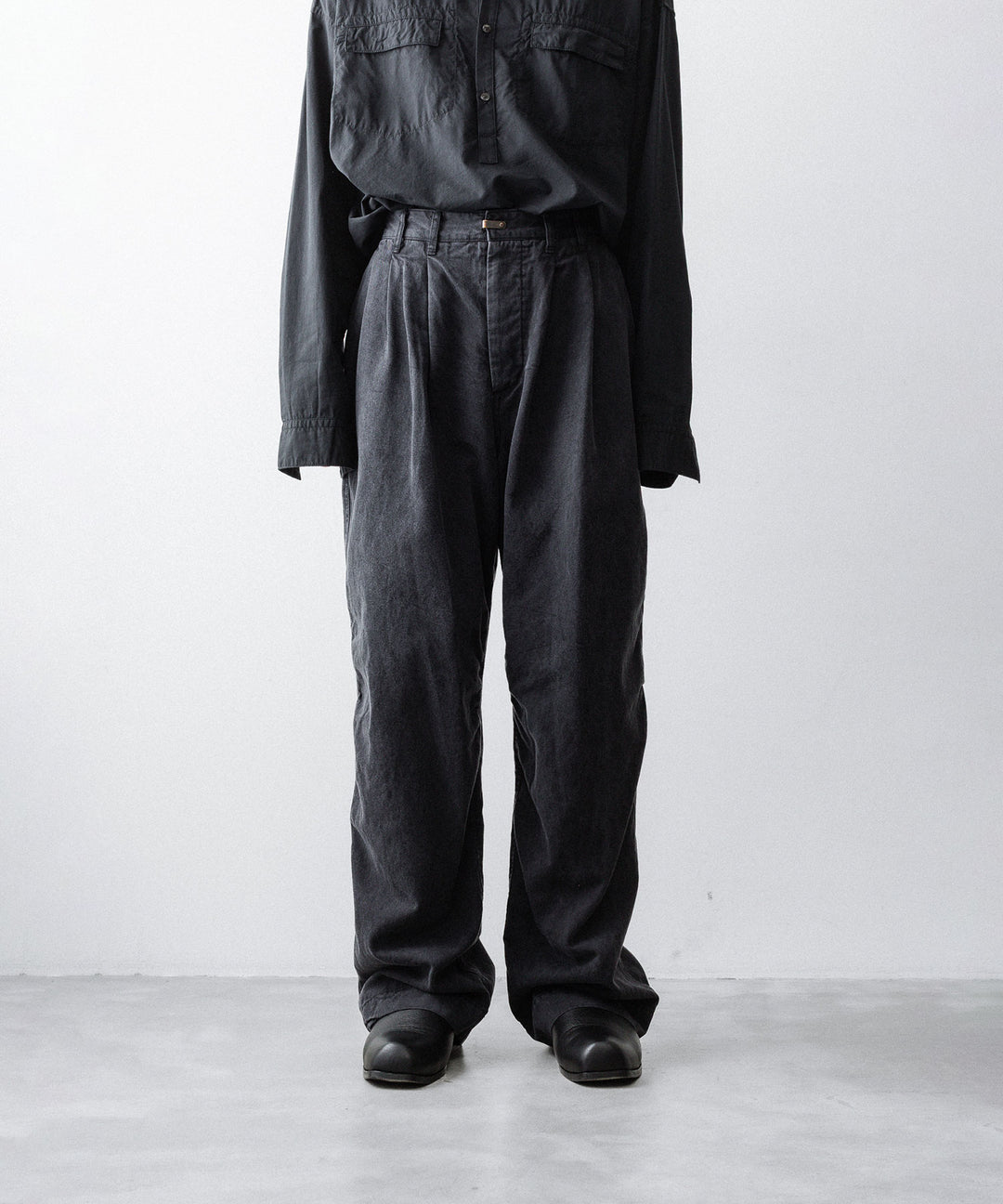 The Viridi-anneザ ヴィリディアンのCO/TE WIDE PANTSのBLACK公式通販サイトsession福岡セレクトショップ
