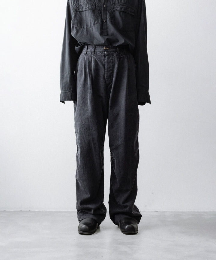 The Viridi-anneザ ヴィリディアンのCO/TE WIDE PANTSのBLACK公式通販サイトsession福岡セレクトショップ