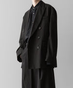 画像をギャラリービューアに読み込む, ssstein(シュタイン)の24AWコレクション OVERSIZED DOUBLE BREASTED JACKET - DARK CHARCOAL 公式通販サイトsession福岡セレクトショップ
