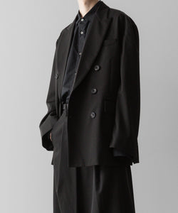 ssstein(シュタイン)の24AWコレクション OVERSIZED DOUBLE BREASTED JACKET - DARK CHARCOAL 公式通販サイトsession福岡セレクトショップ