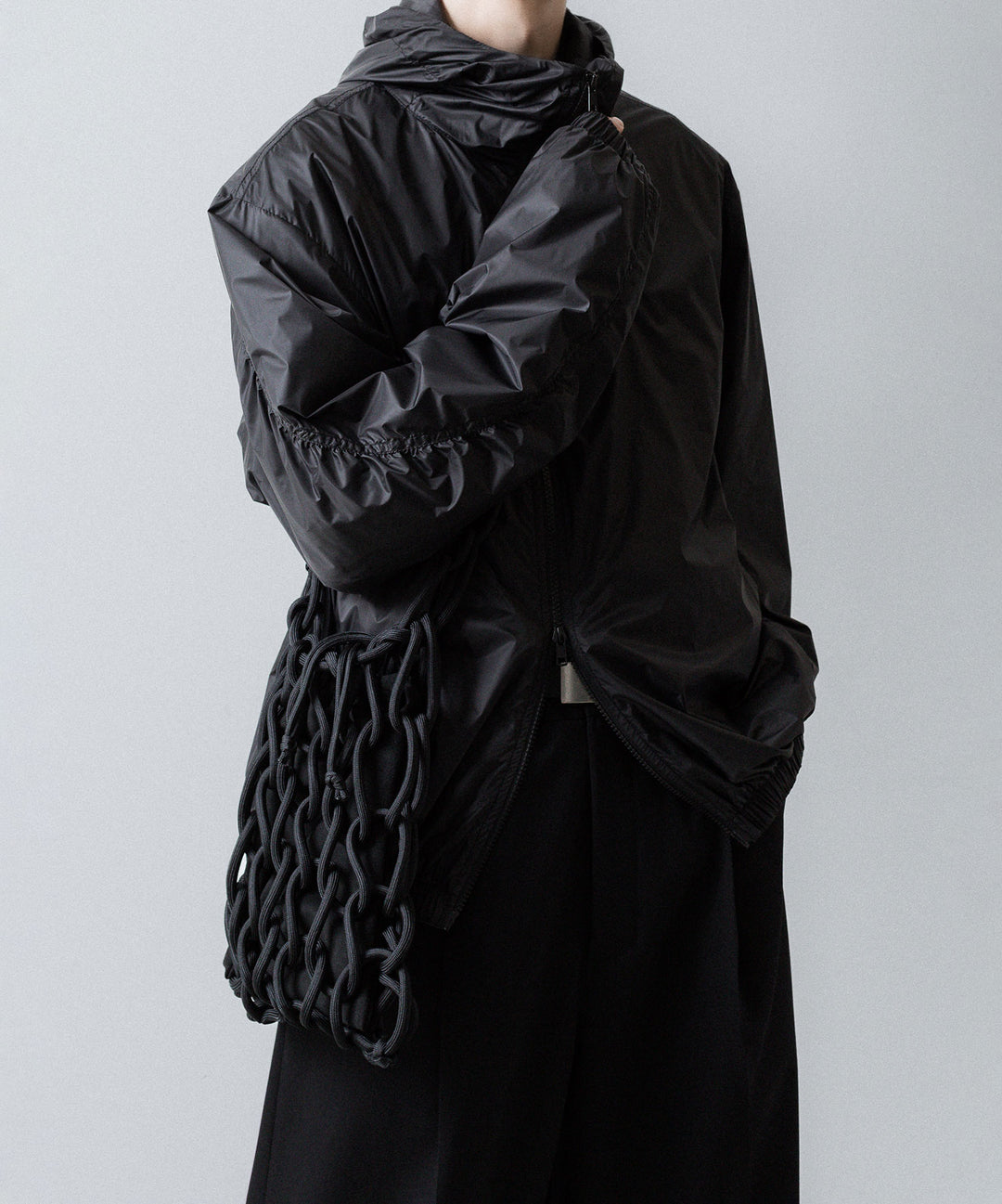 ssstein(シュタイン)のEXTRA WIDE TROUSERS (2/90 WOOL GABARDINE) - BLACKの公式通販サイトsession福岡セレクトショップ