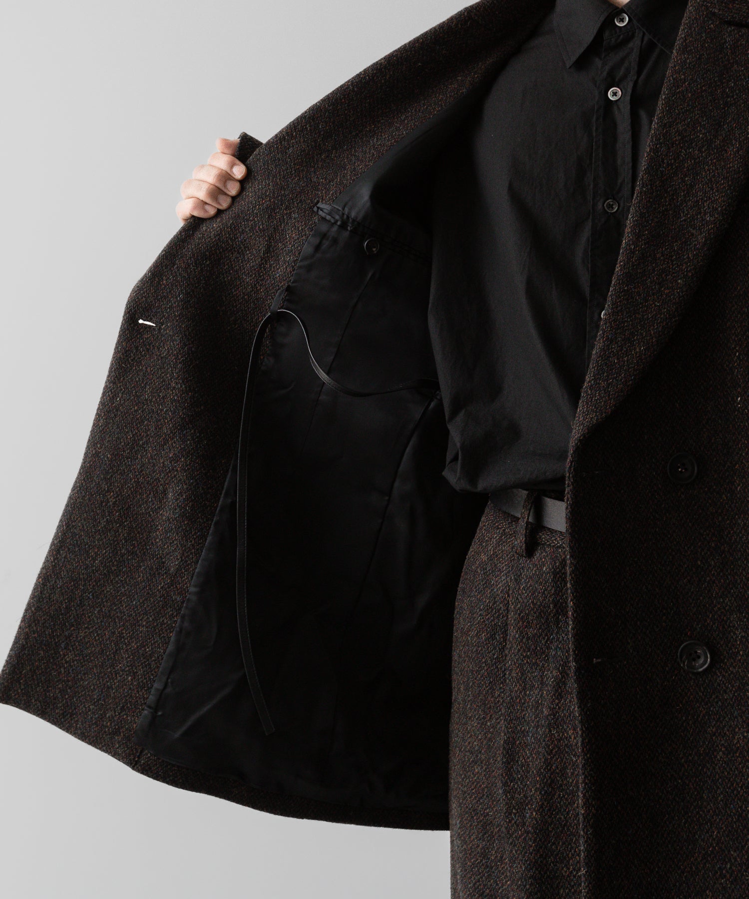 ssstein(シュタイン)の24AWコレクション OVERSIZED PEAK LAPEL JACKET - DARK BROWN 公式通販サイトsession福岡セレクトショップ