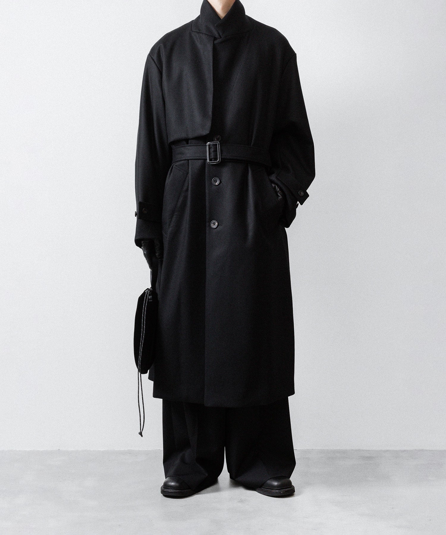 ジャケット・アウター stein - LAY CHESTER COAT ssstein / シュタイン】LAY CHESTER COAT - BLACK | 公式通販