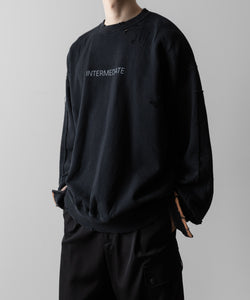 ssstein(シュタイン)のOVERSIZED REBUILD SWEAT LS - DARK NAVYの公式通販サイトsession福岡セレクトショップ