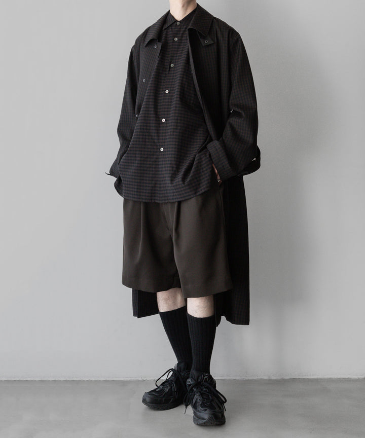 ssstein stein(シュタイン)の24SSコレクションWIDE EASY SHORT TROUSERSのMILITARY KHAKI 公式通販サイトsession福岡セレクトショップ