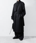画像をギャラリービューアに読み込む, ssstein(シュタイン)のLAY CHESTER COAT - BLACKの公式通販サイトsession福岡セレクトショップ
