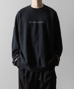 ssstein(シュタイン)のOVERSIZED REBUILD SWEAT LS - DARK NAVYの公式通販サイトsession福岡セレクトショップ