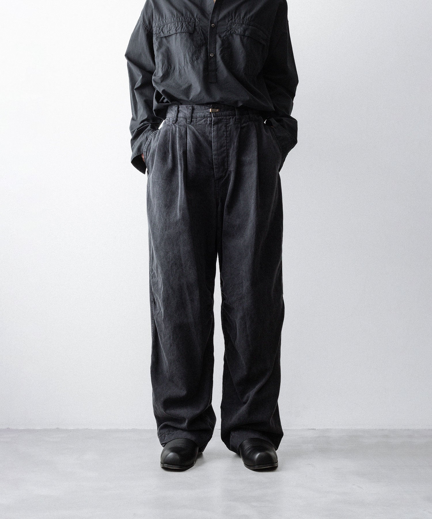 The Viridi-anne 】CO/TE WIDE PANTS - BLACK | 公式通販サイト