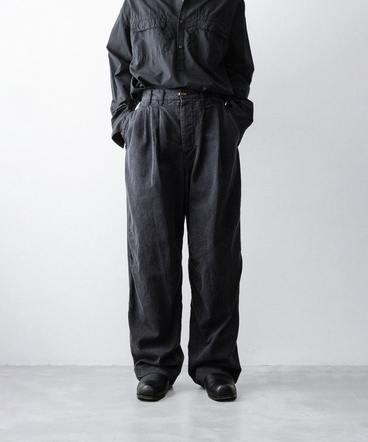 The Viridi-anneザ ヴィリディアンのCO/TE WIDE PANTSのBLACK公式通販サイトsession福岡セレクトショップ