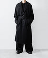 【ssstein】LAY CHESTER COAT - BLACK