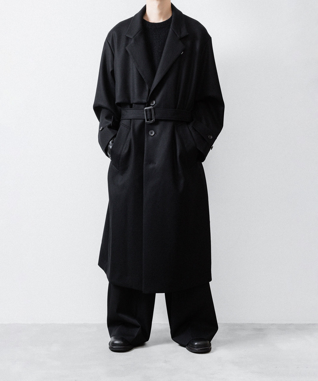 ssstein(シュタイン)のLAY CHESTER COAT - BLACKの公式通販サイトsession福岡セレクトショップ