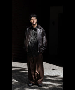 sage NATION セイジネーションのBOX PLEAT TROUSER - BROWNの公式通販サイトsession福岡セレクトショップ 