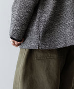 画像をギャラリービューアに読み込む, INTÉRIM インテリムのDOUBLE SIDED JACQUARD TWEED DEAD STOCK HYPER BIG FLY FRONT SHIIRT JACKETのBLACK公式通販サイトsession福岡セレクトショップ
