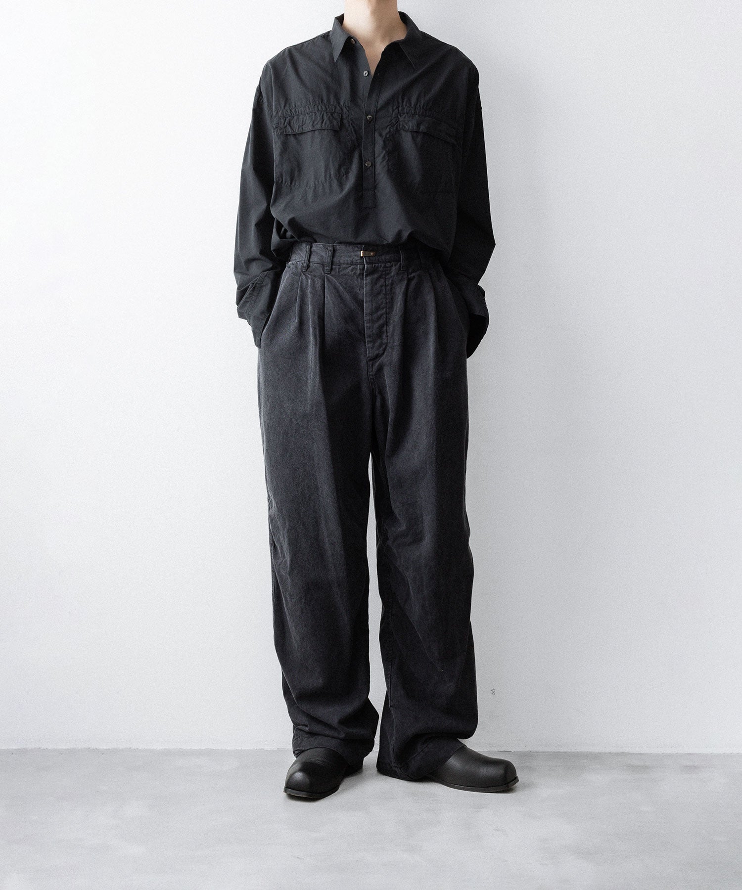 The Viridi-anne 】CO/TE WIDE PANTS - BLACK | 公式通販サイト