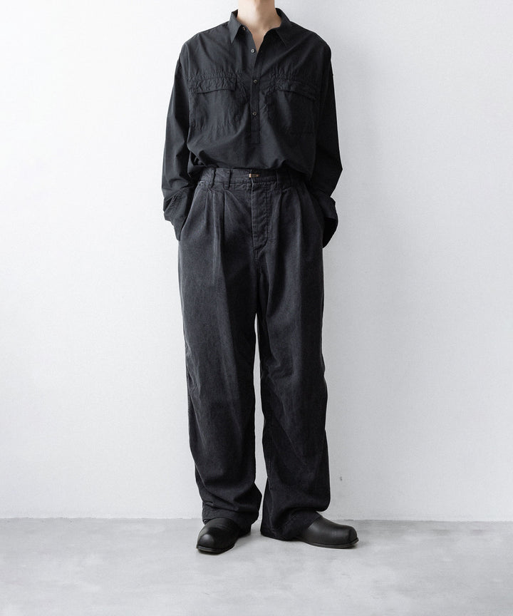 The Viridi-anneザ ヴィリディアンのCO/TE WIDE PANTSのBLACK公式通販サイトsession福岡セレクトショップ