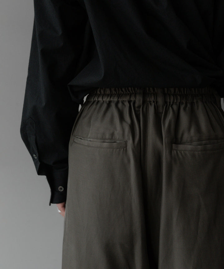 【stein】ssstein シュタインのCUPRO WIDE EAZY TROUSERS - GREY KHAKI公式通販サイトsession福岡セレクトショップ
