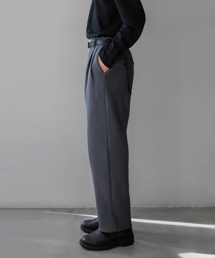 【stein】GRADATION PLEATS TWO TUCK TROUSERS - N.GREY シュタイン 23ss session セッション 福岡セレクトショップ