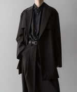 画像をギャラリービューアに読み込む, ssstein(シュタイン)の24AWコレクション OVERSIZED DOWN PAT SHIRT - BLACK 公式通販サイトsession福岡セレクトショップ
