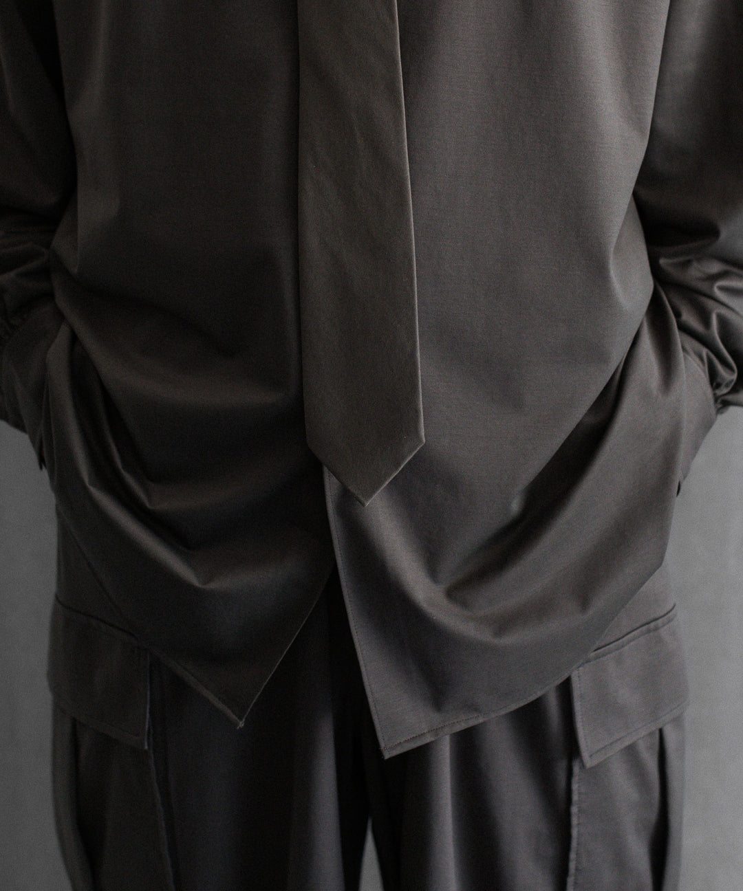 【KANEMASA PHIL.】46G TIE - BROWN - Exclusive session