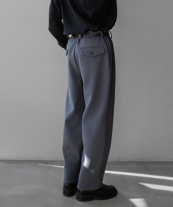 【stein】GRADATION PLEATS TWO TUCK TROUSERS - N.GREY シュタイン 23ss session セッション 福岡セレクトショップ
