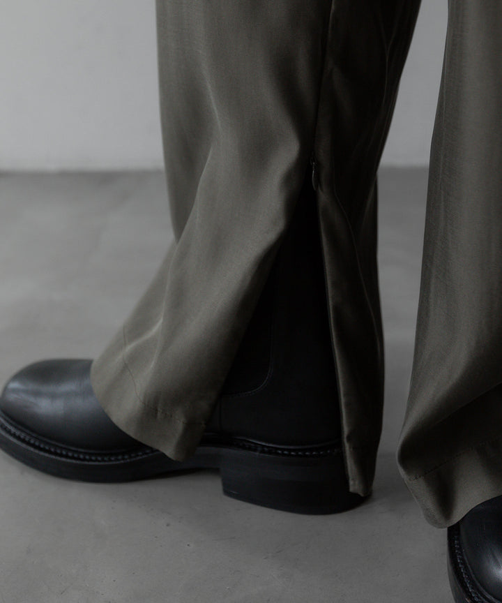 【stein】ssstein シュタインのCUPRO WIDE EAZY TROUSERS - GREY KHAKI公式通販サイトsession福岡セレクトショップ