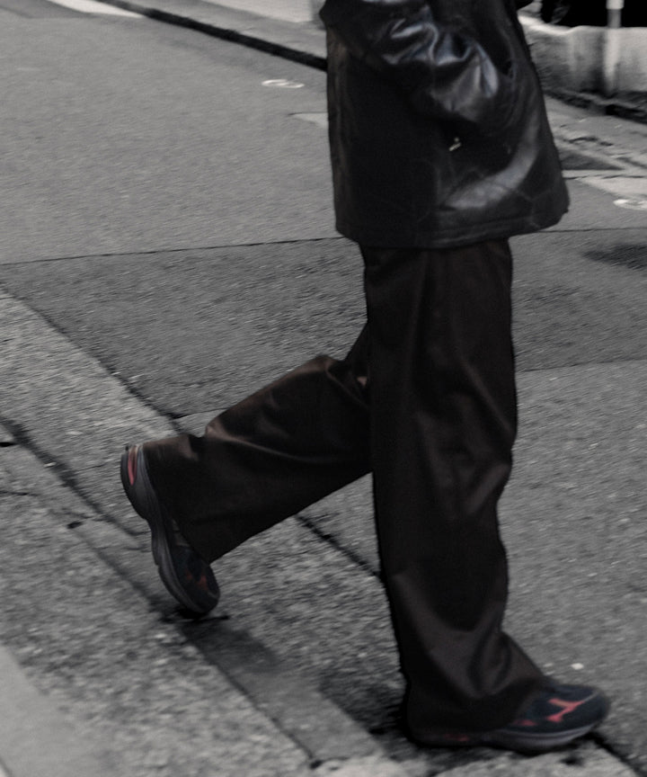 ssstein(シュタイン)のCOTTON SATIN ROUND PANTS - DARK BROWNの公式通販サイトsession福岡セレクトショップ