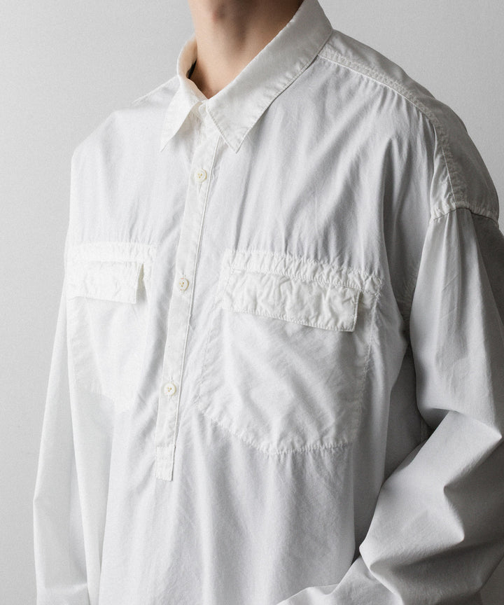 The Viridi-anneザ ヴィリディアンのCO/LY TYPEWRITER PO SHIRTのWHITE 公式通販サイトsession福岡セレクトショップ