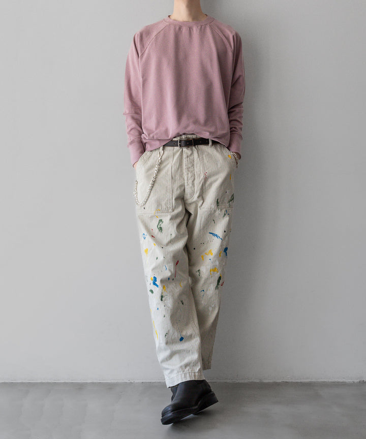 INTÉRIM - インテリムのMILK PAINT ORGANIC COTTON HBT TWILL BAKER PANTSのPU.IVORY公式通販サイトsession福岡セレクトショップ