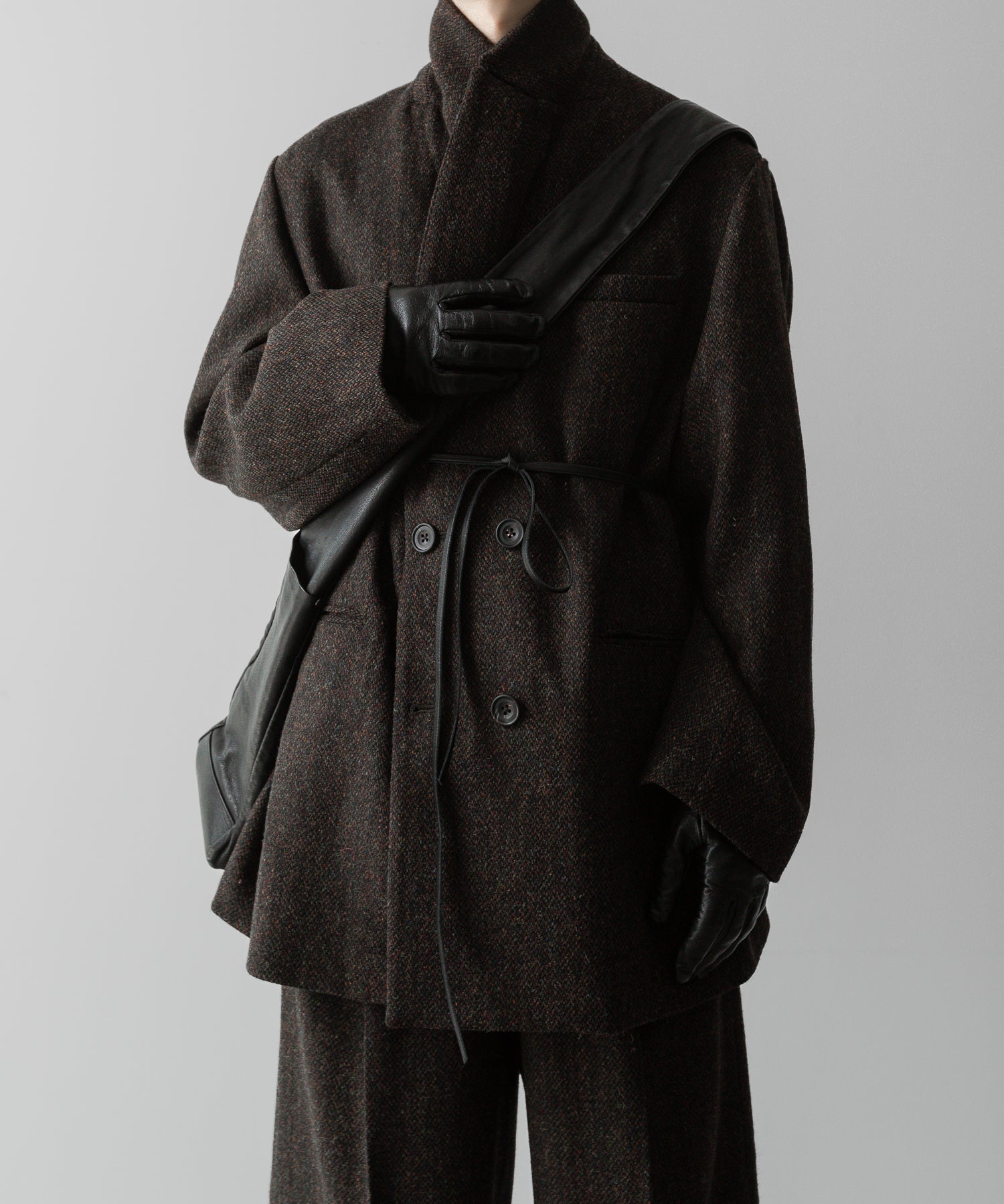 ssstein(シュタイン)の24AWコレクション OVERSIZED PEAK LAPEL JACKET - DARK BROWN 公式通販サイトsession福岡セレクトショップ