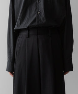 ssstein(シュタイン)の24AWコレクション OVERTUCKED EXTRA WIDE TROUSERS - BLACK 公式通販サイトsession福岡セレクトショップ