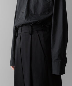 ssstein(シュタイン)の24AWコレクション OVERTUCKED EXTRA WIDE TROUSERS - BLACK 公式通販サイトsession福岡セレクトショップ