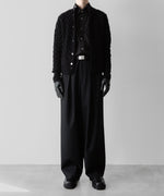 画像をギャラリービューアに読み込む, Fujimoto フジモトのPATTERNED FEATHERY CARDIGAN - BLACKの公式通販サイトsession福岡セレクトショップ
