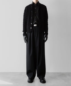 Fujimoto フジモトのPATTERNED FEATHERY CARDIGAN - BLACKの公式通販サイトsession福岡セレクトショップ