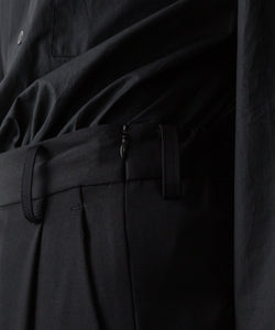 ssstein(シュタイン)の24AWコレクション OVERTUCKED EXTRA WIDE TROUSERS - BLACK 公式通販サイトsession福岡セレクトショップ