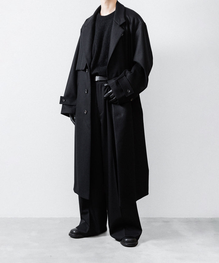 ssstein(シュタイン)のLAY CHESTER COAT - BLACKの公式通販サイトsession福岡セレクトショップ