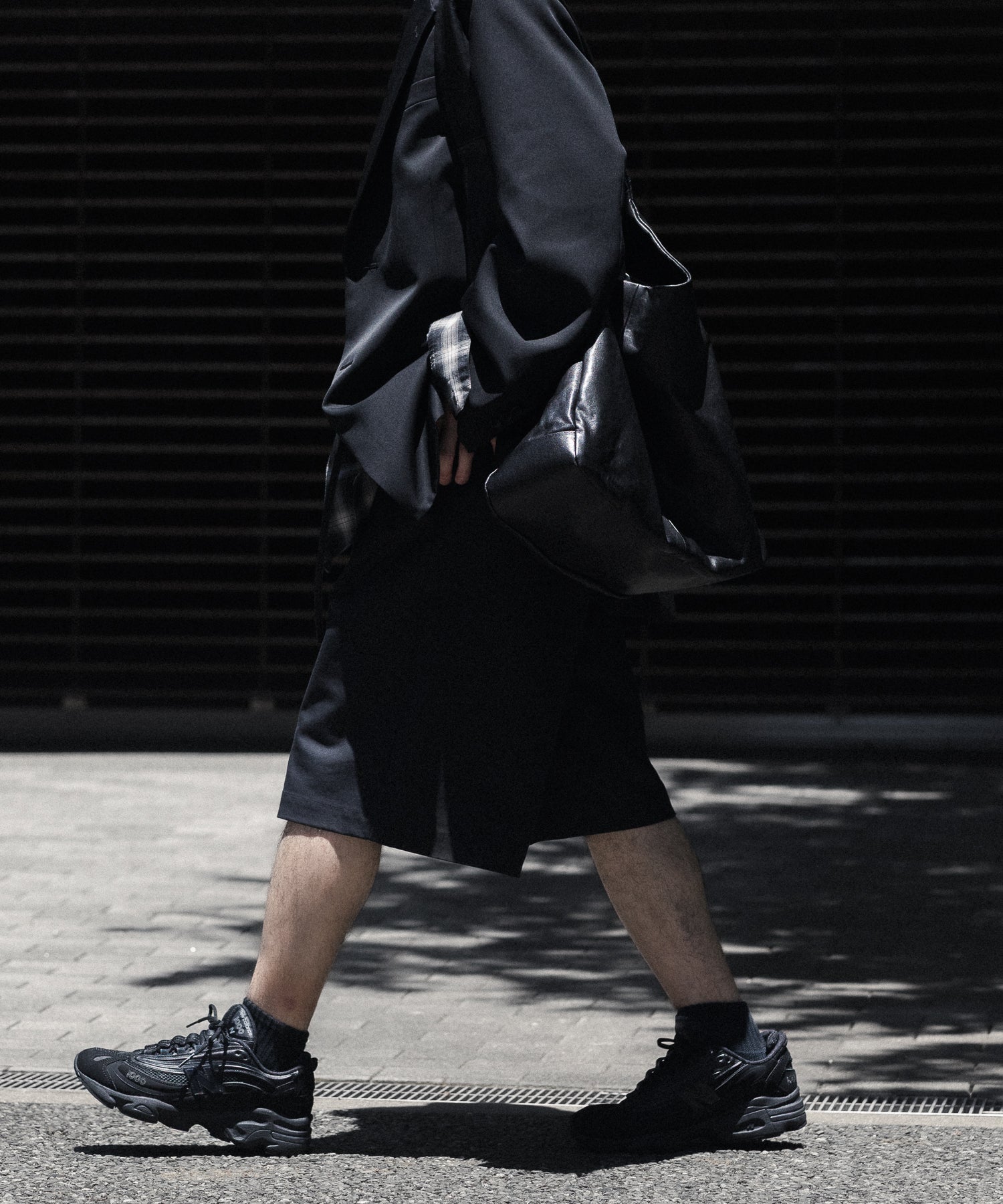 ssstein / シュタイン】DOUBLE WEAVE COTTON SHORTS - BLACK | 公式