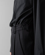 画像をギャラリービューアに読み込む, ssstein(シュタイン)の24AWコレクション OVERTUCKED EXTRA WIDE TROUSERS - BLACK 公式通販サイトsession福岡セレクトショップ
