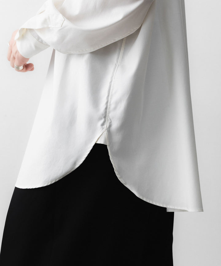 ssstein(シュタイン)の PIMA COTTON OVERSIZED REGULAR COLLAR SHIRT - OFF WHITEの公式通販サイトsession福岡セレクトショップ