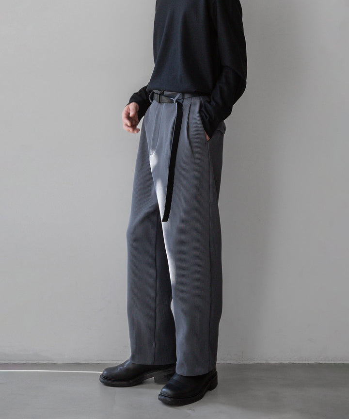 【stein】GRADATION PLEATS TWO TUCK TROUSERS - N.GREY シュタイン 23ss session セッション 福岡セレクトショップ