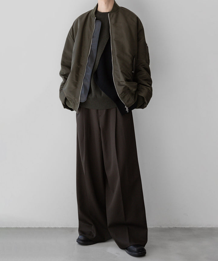 stein シュタイン 23aw OVERSIZED FLIGHT JACKET - MILITARY KHAKI sessionセッション福岡セレクトショップ 公式通販サイト