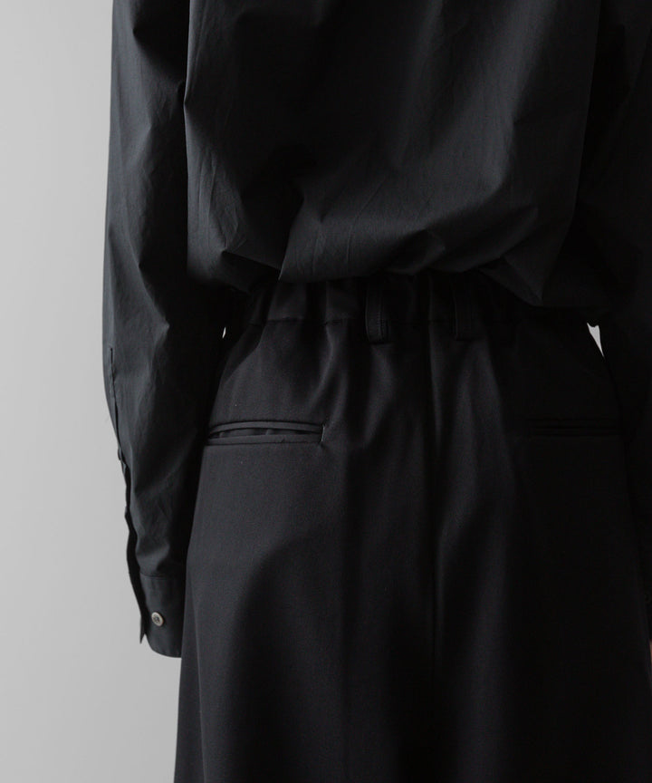 ssstein(シュタイン)の24AWコレクション OVERTUCKED EXTRA WIDE TROUSERS - BLACK 公式通販サイトsession福岡セレクトショップ