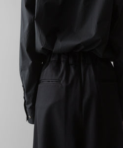 ssstein(シュタイン)の24AWコレクション OVERTUCKED EXTRA WIDE TROUSERS - BLACK 公式通販サイトsession福岡セレクトショップ