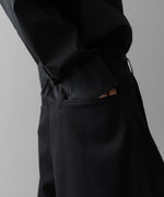 画像をギャラリービューアに読み込む, ssstein(シュタイン)の24AWコレクション OVERTUCKED EXTRA WIDE TROUSERS - BLACK 公式通販サイトsession福岡セレクトショップ
