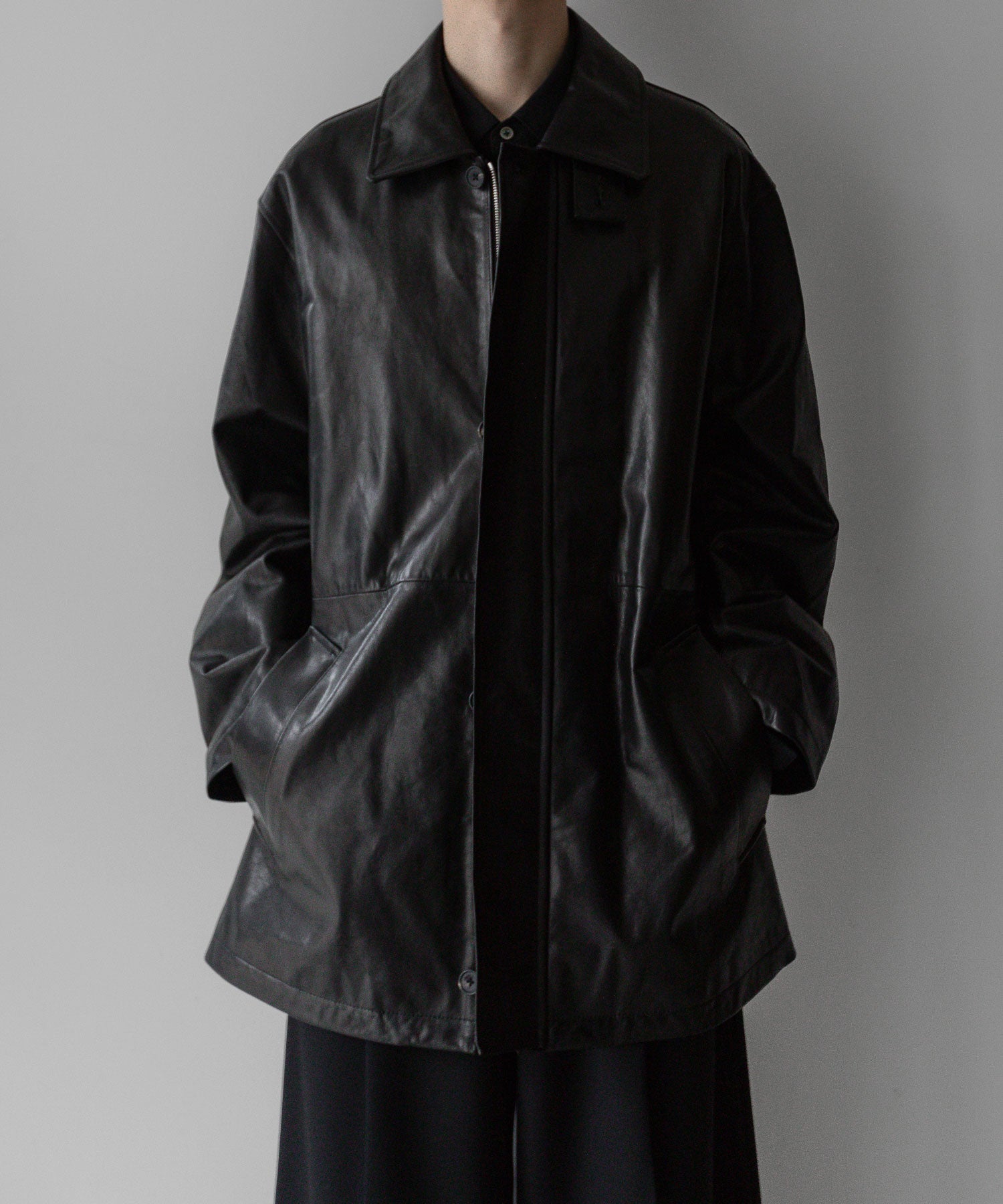 ssstein / シュタイン】LEATHER ZIP JACKET - BLACK | 公式通販サイト ...