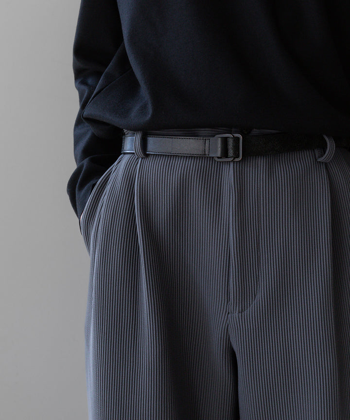 【stein】GRADATION PLEATS TWO TUCK TROUSERS - N.GREY シュタイン 23ss session セッション 福岡セレクトショップ