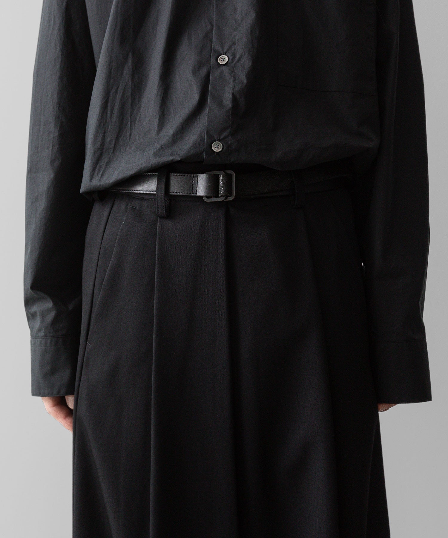 ssstein(シュタイン)の24AWコレクション OVERTUCKED EXTRA WIDE TROUSERS - BLACK 公式通販サイトsession福岡セレクトショップ