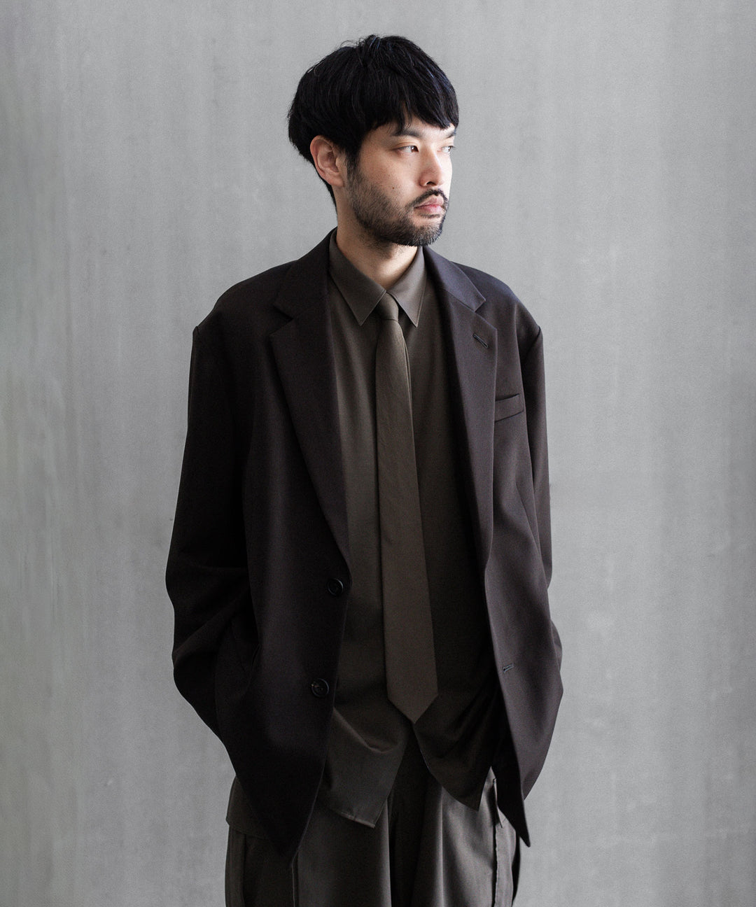 【KANEMASA PHIL.】46G TIE - BROWN - Exclusive session